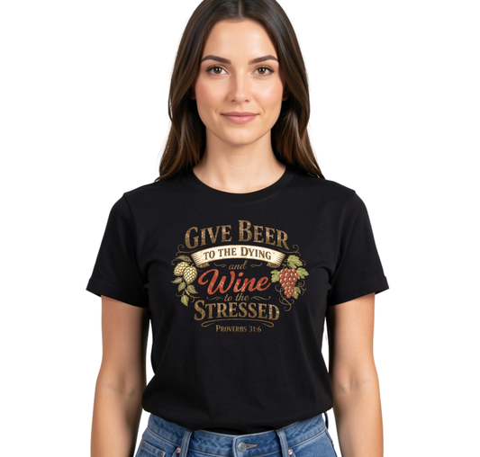 Give wine to the stressed