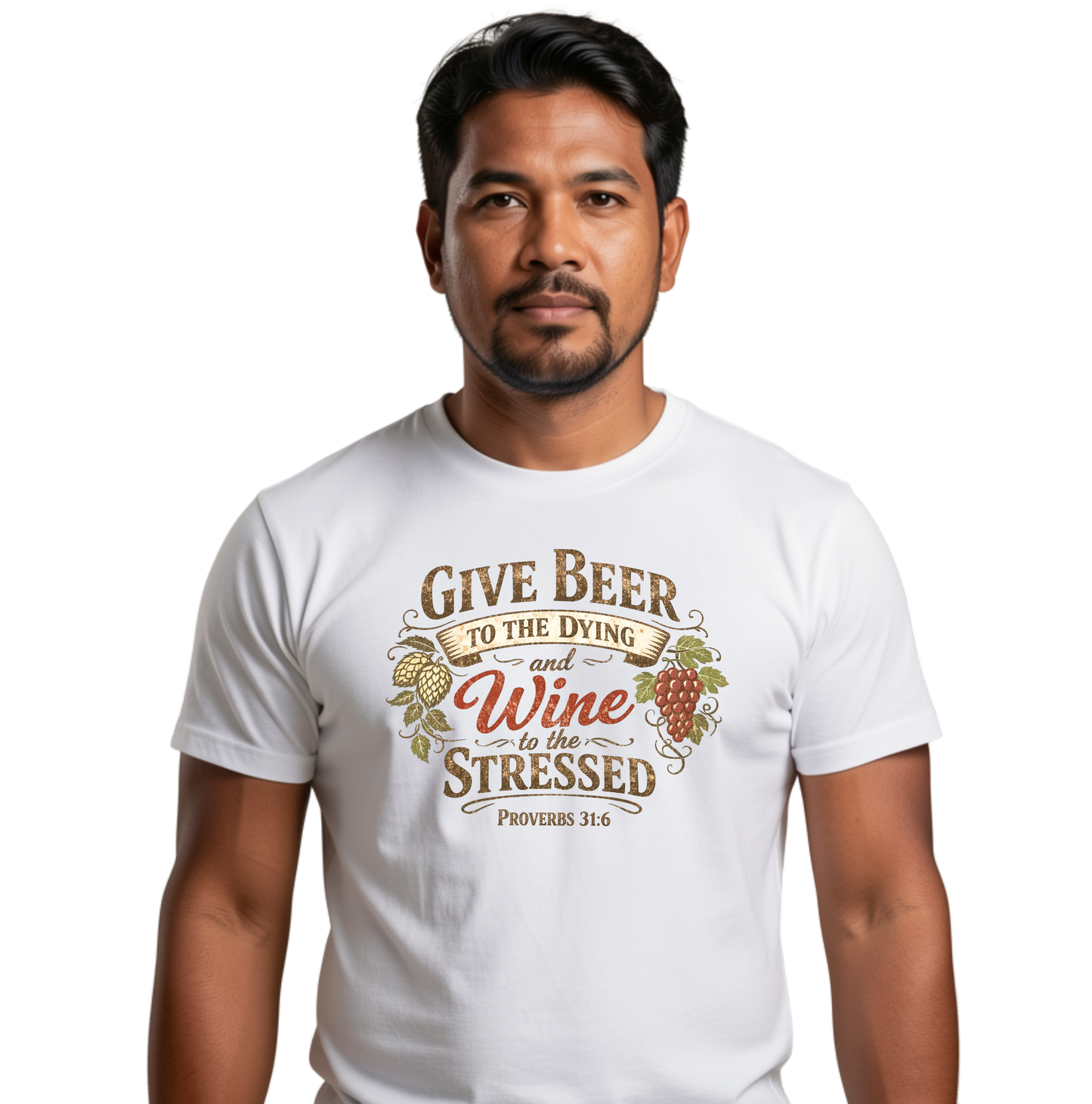 Give wine to the stressed